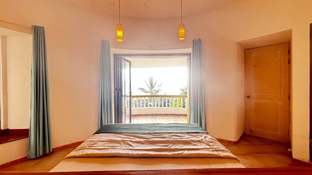 Romantic couple stay in Dapoli at Villa Infinity beachfront villa with sea view