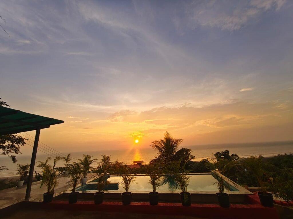 Villa Infinity By The Sea — luxury beach villa with private infinity pool in Dapoli.