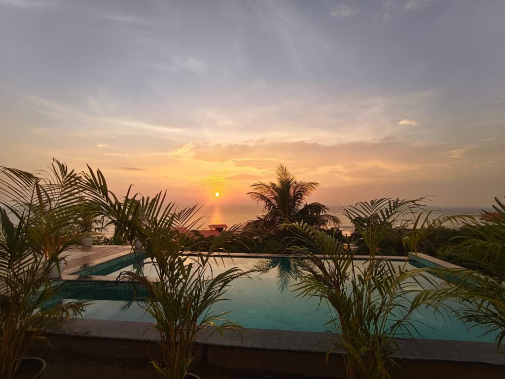 Private pool villa in Dapoli with luxury beachfront views at Villa Infinity