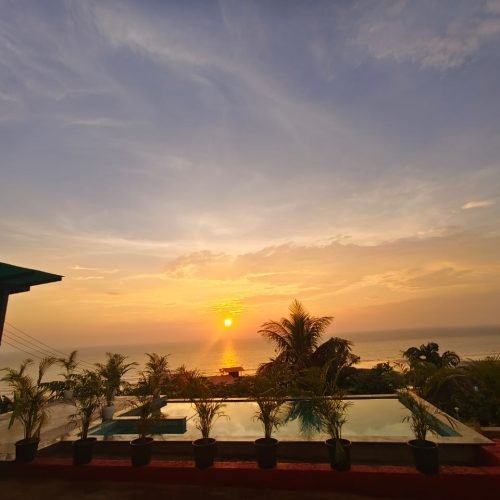 Villa Infinity By The Sea — luxury beach villa with private infinity pool in Dapoli.